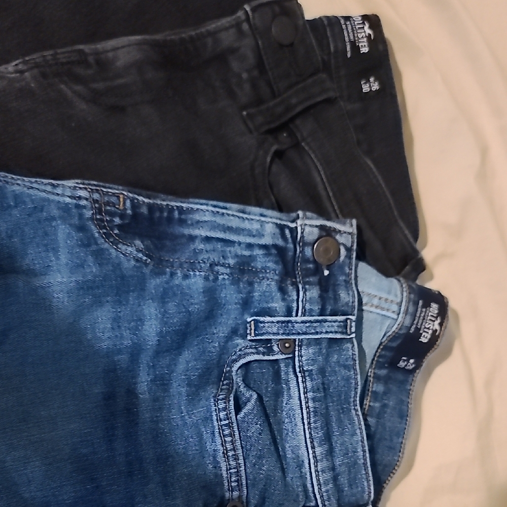 Hollister Black and Blue Denim Duo